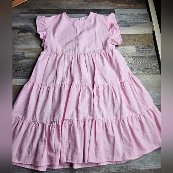 Petal & Pup Pink Amarah Linen Blend Dress Size Women's 6 - Picture 2 of 11